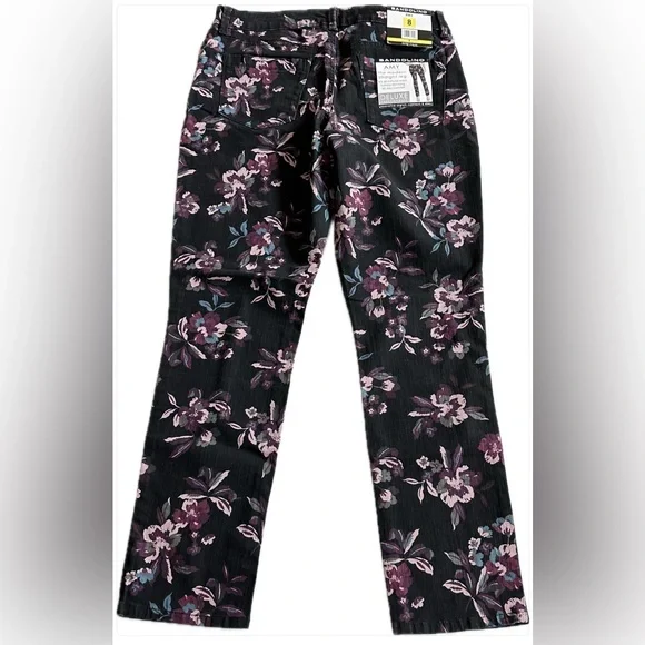 NWT. Bandolino Amy Modern Straight Leg Tummy Slimming Stretch Jeans Size 8 - Picture 2 of 14